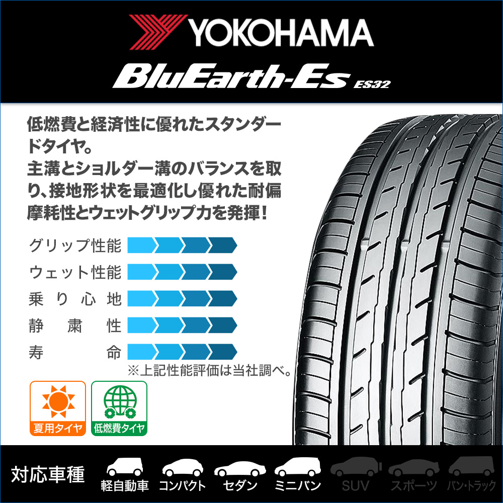 Yokohama bluearth es-32 Reifen 195/65 -14 89H